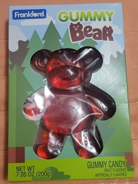 Oversized Red Gummy Bear Candy